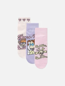 Chaussettes|Primark Lot De 3 Paires De Chaussettes Pour Baskets Nickelodeon Multicolore