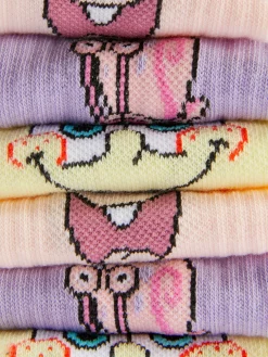 Chaussettes|Primark Lot De 3 Paires De Chaussettes Bob L'éponge Femme Jaune