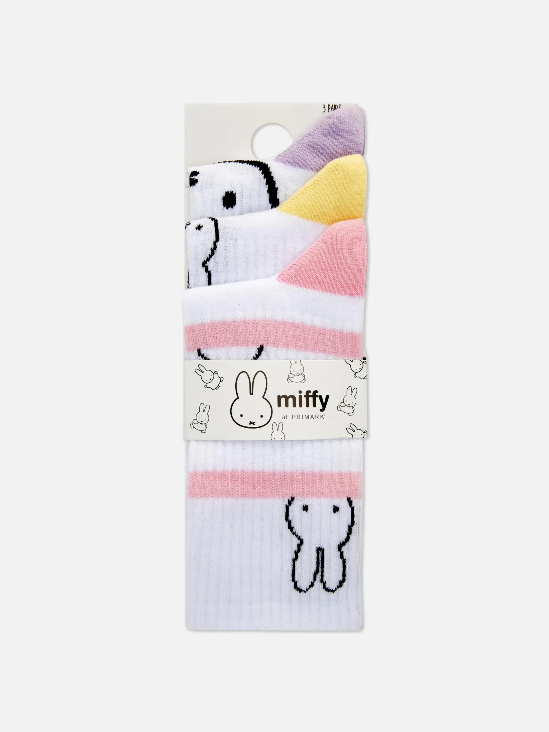 Chaussettes|Primark Lot De 3 Paires De Chaussettes Miffy Multicolore