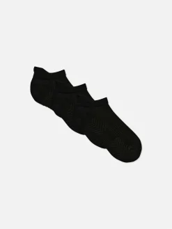 Chaussettes|Primark Lot De 3 Paires De Chaussettes à Voûte Plantaire Rembourrée Noir