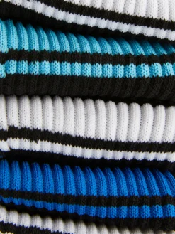 Chaussettes|Primark Lot De 5 Paires De Chaussettes De Sport à Rayures Noir