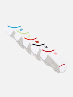 Chaussettes|Primark Lot De 5 Paires De Chaussettes Pour Baskets à Rayures Multicolore