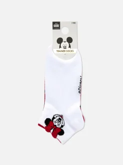 Chaussettes|Primark Lot De 3 Paires De Chaussettes Disney Mickey Et Minnie Blanc
