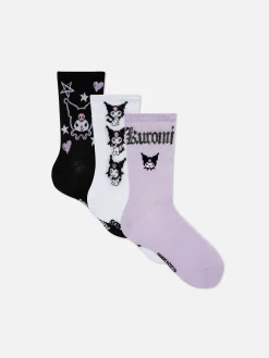 Chaussettes|Primark Lot De 2 Paires De Chaussettes Hello Kitty Kuromi Violet