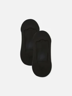 Chaussettes|Primark Lot De 2 Paires De Chaussettes à Semelle Rembourrée Noir