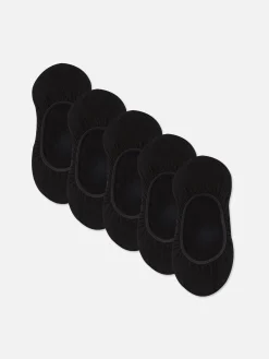 Chaussettes|Primark Lot De 5 Paires De Chaussettes Invisibles Noir