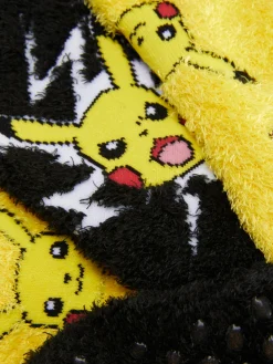 Chaussettes|Primark Lot De 2 Paires De Chaussettes Chaudes Pokémon Jaune