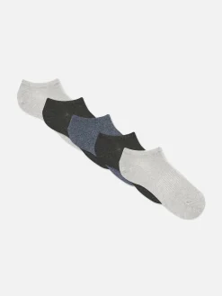 Chaussettes|Primark Lot De 5 Paires De Chaussettes Côtelées Multicolore