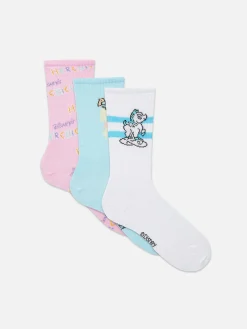 Chaussettes|Primark Lot De 3 Paires De Chaussettes Hercule Multicolore