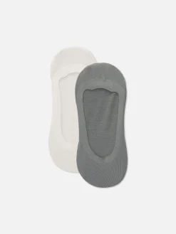 Chaussettes|Primark Lot De 2 Paires De Chaussettes En Microfibre Crème