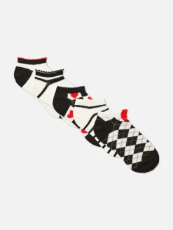 Chaussettes Et Collants|Primark Lot De 5 Paires De Chaussettes Pour Baskets Noir