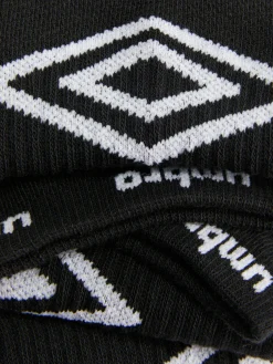 Chaussettes|Primark Lot De 5 Paires De Chaussettes Pour Baskets Umbro Noir