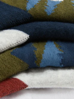 Chaussettes|Primark Lot De 5 Paires De Chaussettes à Motif Paysage Multicolore