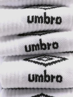 Chaussettes|Primark Lot De 5 Paires De Chaussettes De Sport Umbro Blanc