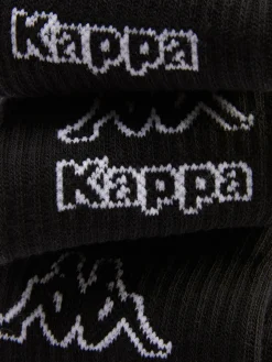 Chaussettes|Vêtements De Sport|Primark Lot De 3 Paires De Chaussettes à Logo Kappa X Noir