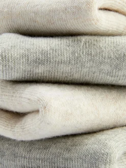 Chaussettes|Primark Lot De 2 Paires De Chaussettes Thermiques Écru