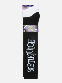 Beetlejuice|Tout Halloween|Primark Lot De 2 Paires De Chaussettes Beetlejuice Violet