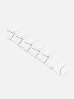Chaussettes|Primark Lot De 5 Paires De Chaussettes En Tissu-éponge Blanc