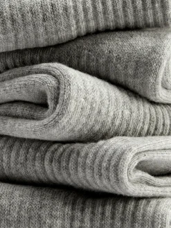 Chaussettes|Primark Lot De 5 Paires De Chaussettes En Tissu-éponge Gris