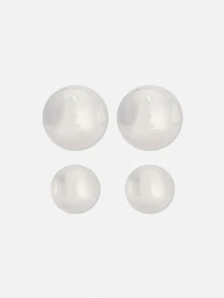 Bijoux|Primark Lot De 2 Paires De Clous D'oreilles Orbes Blanc