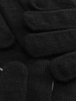 Chapeaux, Gants Et Écharpes|Primark Lot De 2 Paires De Gants Tricotés Noir