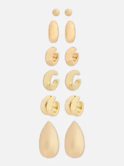 Bijoux|Primark Lot De 6 Paires De Manchettes D'oreilles Jaune