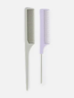Brosses Et Peignes|Coiffure|Primark Lot De 2 Peignes à Queue Lilas