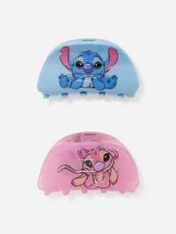 Accessoires Cheveux|Primark Lot De 2 Pinces à Cheveux Disney Lilo & Stitch Bleu