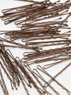 Accessoires Cheveux|Primark Lot De 60 Pinces à Cheveux Kirby Marron