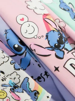 Pyjamas Et Vêtements De Nuit|Primark Lot De 2 Pyjamas Short Disney Lilo & Stitch Multicolore