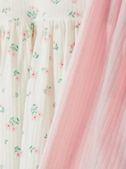 Robes Et Jupes|Primark Lot De 2 Robes Côtelées à Manches Longues Multicolore