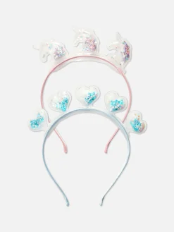 Accessoires Cheveux|Primark Lot De 2 Serre-tête à Paillettes Flottantes Multicolore
