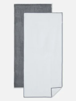 Serviettes|Primark Lot De 2 Serviettes De Sport Gris