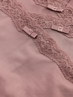 Culotte|Primark Lot De 3 Shortys Bordés De Dentelle Moka