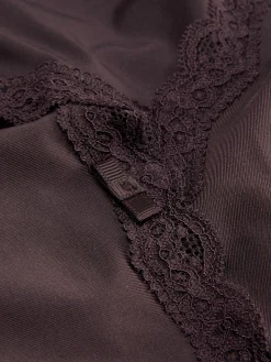 Culotte|Primark Lot De 3 Shortys Bordés De Dentelle Figue