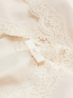 Culotte|Primark Lot De 3 Shortys Bordés De Dentelle Blanc cassé