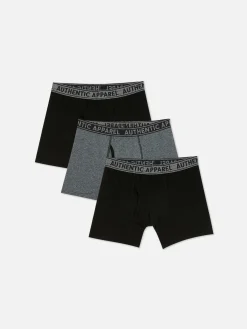 Sous-Vêtements|Primark Lot De 3 Shortys Chinés Gris