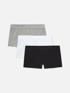 Culotte|Primark Lot De 3 Shortys Sans Coutures Noir