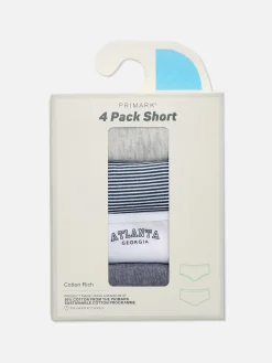 Culotte|Primark Lot De 4 Shortys Variés Pour Tous Les Jours Bleu clair