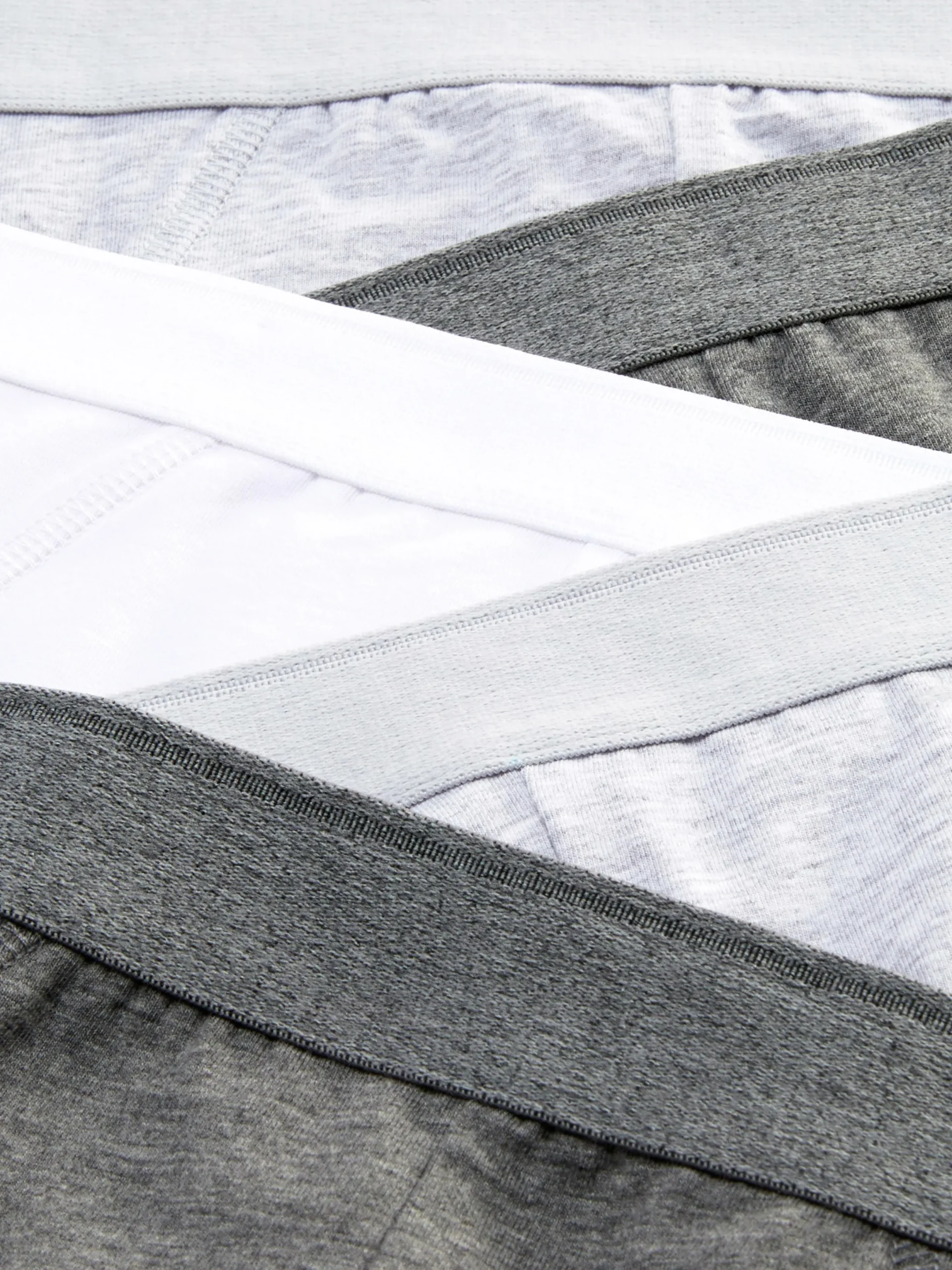 Sous-Vêtements|Primark Lot De 5 Slips Essential Gris chiné