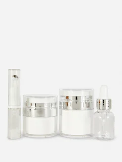 Accessoires De Soins|Accessoires Voyages|Primark Lot De 4 Soins Visage De Voyage Argent