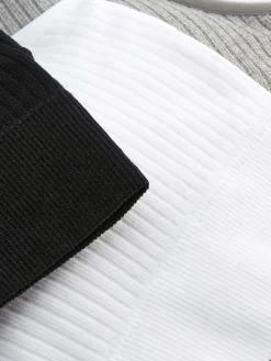 Soutiens-Gorge|Primark Lot De 3 Soutiens-gorge Côtelés à Col En V Noir