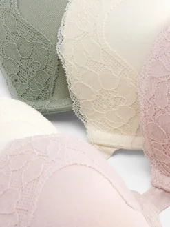 Soutiens-Gorge|Primark Lot De 3 Soutiens-gorge Push-up En Microfibre Vert clair