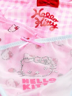 Culotte|Primark Lot De 3 Strings Hello Kitty Rose