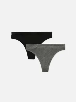 Culotte|Primark Lot De 2 Strings Menstruels Noir