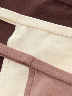 Culotte|Primark Lot De 3 Strings Pour Tous Les Jours Moka
