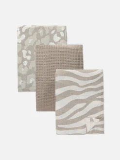 Art De La Table|Primark Lot De 3 Torchons Beige