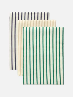 Art De La Table|Primark Lot De 3 Torchons Multicolore