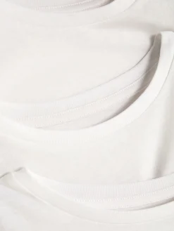 Sous-Vêtement|Primark Lot De 3 T-shirts à Manches Courtes Blanc