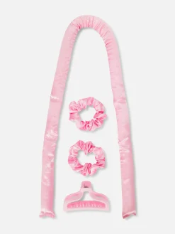 Coiffure|Primark Lot De Bigoudis Sans Chaleur Rose clair